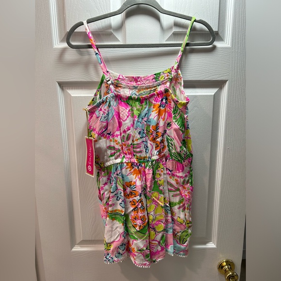 NWT Lilly Pulitzer for Target Girls Romper Size XL (14/16) Nosey Posey Print - Picture 3 of 6